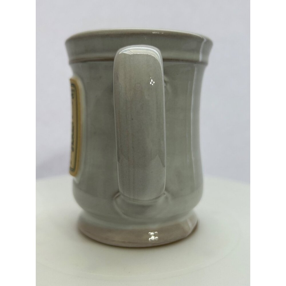 Marrs Mercantile Handmade Coffee Cup Mug Deneen Pottery Gray & Cream 2023 USA - Picture 4 of 7